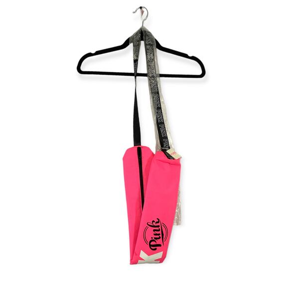 NWT Victoria's Secret PINK Cylindrical Pink Cooler Bag OS - Picture 1 of 7
